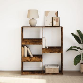 ARDEBO.de - Bücherregal/Raumteiler Räuchereiche 100x33x115 cm