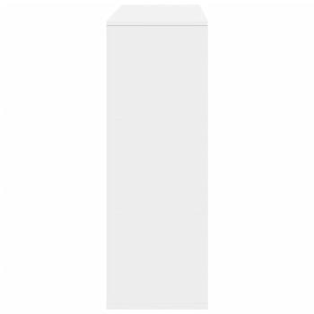 Bücherregal/Raumteiler Weiß 100x33x94,5 cm