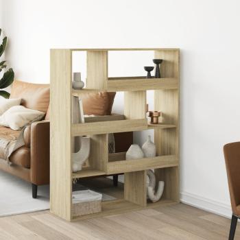 ARDEBO.de - Bücherregal Sonoma-Eiche 100x33x125,5 cm Holzwerkstoff