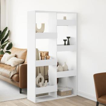 ARDEBO.de - Raumteiler Weiß 100x33x175 cm Holzwerkstoff