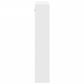 Wandschrank Weiß 80x15x80 cm Holzwerkstoff