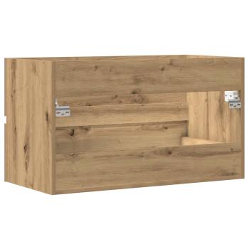 Bad-Hängeschrank Artisan-Eiche 80x38,5x45 cm Holzwerkstoff