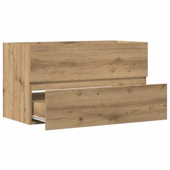 Bad-Hängeschrank Artisan-Eiche 80x38,5x45 cm Holzwerkstoff