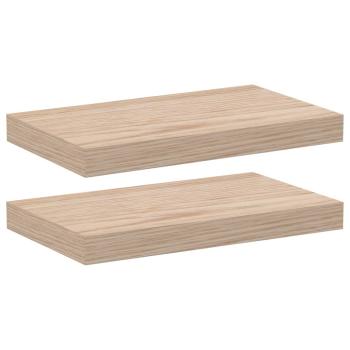 ARDEBO.de - Schweberegale 2 Stk. 40x23,5x4 cm Holzwerkstoff