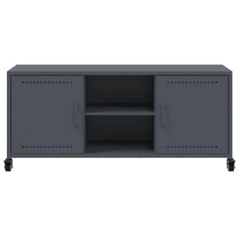 TV-Schrank Anthrazit 100,5x39x43,5 cm Stahl