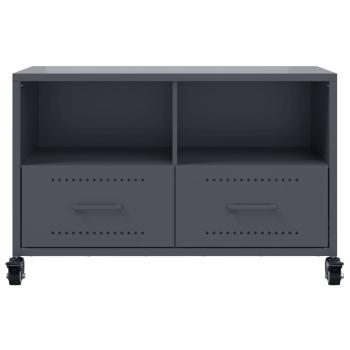 TV-Schrank Anthrazit 68x39x43,5 cm Stahl