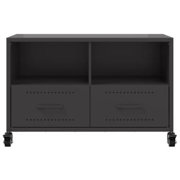 TV-Schrank Schwarz 68x39x43,5 cm Stahl