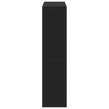 Bücherregal Schwarz 100x33x135 cm Holzwerkstoff