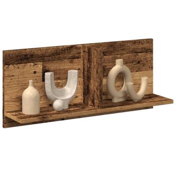 ARDEBO.de - Wandschrank 70x16,5x30 cm Altholz-Optik Holzwerkstoff