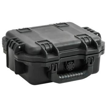 ARDEBO.de - Koffer für Flugreise Tragbar Schwarz 30x24,5x12,5 cm PP