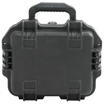 Koffer für Flugreise Tragbar Schwarz 30x24,5x12,5 cm PP