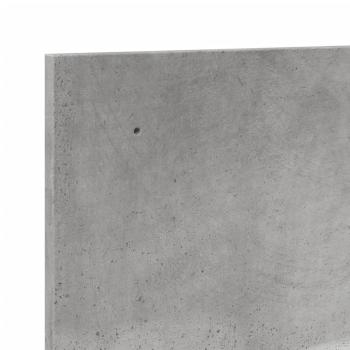 Wandschrank 100x16,5x30 cm Betongrau Holzwerkstoff