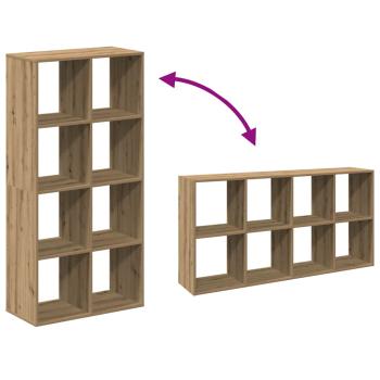 Raumteiler-Bücherregal Artisan-Eiche 69,5x29x137,5 cm