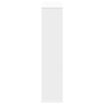 Bücherregal Weiß 63x20x90 cm Holzwerkstoff