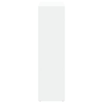 Raumteiler-Bücherregal Weiß 102x29x103,5 cm Holzwerkstoff