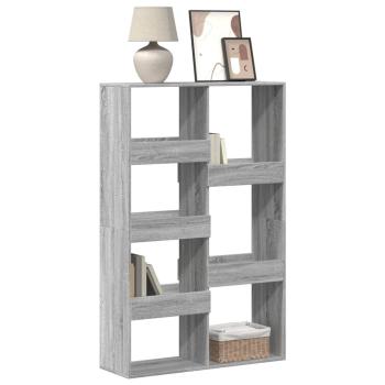 ARDEBO.de - Bücherregal Grau Sonoma 100x33x155,5 cm Holzwerkstoff