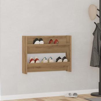 ARDEBO.de - Wand-Schuhregal Artisan-Eiche 80x18x60 cm Holzwerkstoff