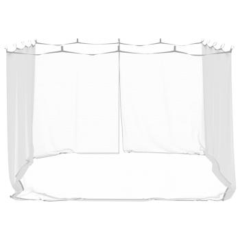 Moskitonetz Indoor Outdoor 156 Mesh Weiß 300x300x200 cm