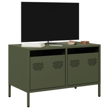 ARDEBO.de - TV-Schrank Olivgrün 68x39x43,5 cm Kaltgewalzter Stahl