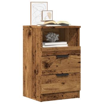 ARDEBO.de - Nachttisch Altholz-Optik 40x36x65 cm Holzwerkstoff