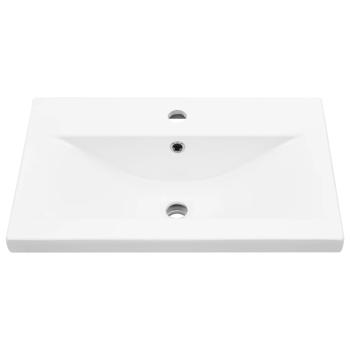 4-tlg. Badmöbel-Set Sonoma-Eiche Holzwerkstoff