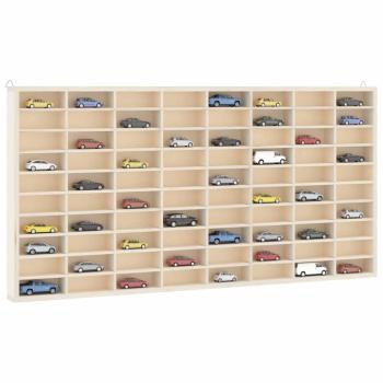 ARDEBO.de - Wandvitrine mit 80 Fächern 80x4,5x40,5 cm