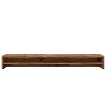 Monitorständer Altholz-Optik 100x24x13 cm Holzwerkstoff