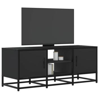 ARDEBO.de - TV-Schrank Schwarz 100x35x41 cm Holzwerkstoff und Metall