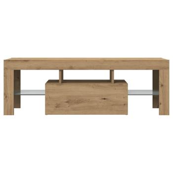 TV-Schrank mit LED Artisan-Eiche 120x36,5x40 cm Holzwerkstoff