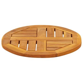 ARDEBO.de - Tischplatte Ø40x2 cm Rund Massivholz Akazie