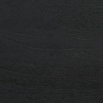 Badschrank Schwarz 38x33x160 cm Massivholz Mango