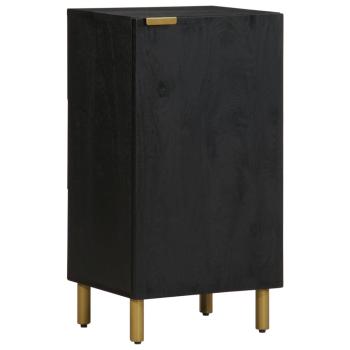 ARDEBO.de - Sideboard Schwarz 40x33x75 cm Holzwerkstoff