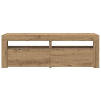TV-Schrank mit LED Artisan-Eiche 120x35x40 cm Holzwerkstoff