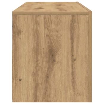 TV-Schrank mit LED Artisan-Eiche 120x35x40 cm Holzwerkstoff