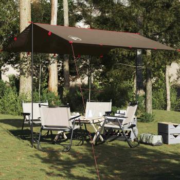 ARDEBO.de - Tarp Braun 306x306 cm Wasserdicht