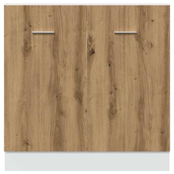 Spülenunterschrank Artisan-Eiche 80x46x81,5 cm Holzwerkstoff