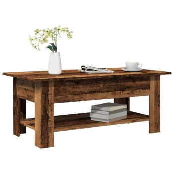 ARDEBO.de - Couchtisch Altholz-Optik 102x55x42 cm Holzwerkstoff