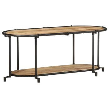 ARDEBO.de - TV-Regal 100x42x40 cm Raues Mangoholz