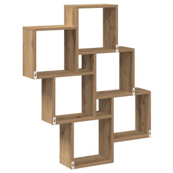 Würfelregal Artisan-Eiche 78x15x93 cm Holzwerkstoff