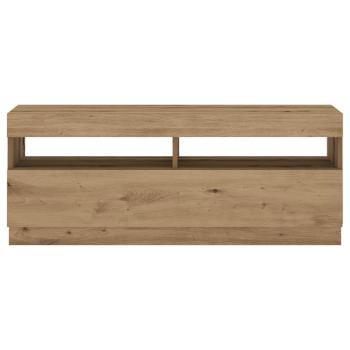TV-Schrank mit LED-Leuchten Artisan-Eiche 100x35x40 cm