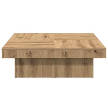 Couchtisch Artisan-Eiche 90x90x28 cm Holzwerkstoff