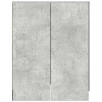Waschmaschinenschrank Betongrau 70,5x71,5x91,5 cm