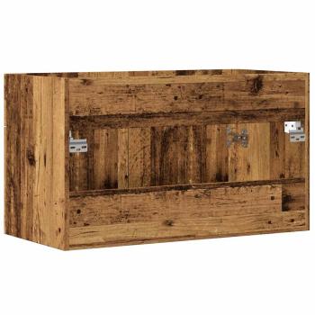 ARDEBO.de - Waschbeckenunterschrank Altholz-Optik 80x38,5x46 cm