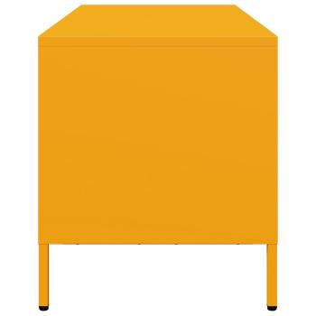 TV-Schrank Senfgelb 68x39x43,5 cm Kaltgewalzter Stahl