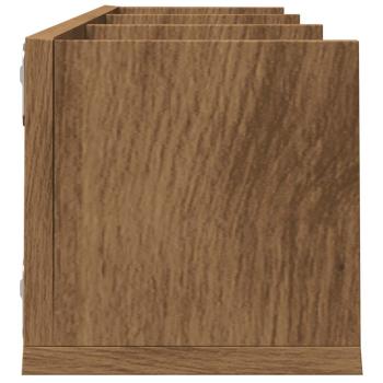 ARDEBO.de - CD-Wandregal Artisan-Eiche 75x18x18 cm Holzwerkstoff