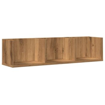 ARDEBO.de - CD-Wandregal Artisan-Eiche 75x18x18 cm Holzwerkstoff
