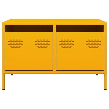 TV-Schrank Senfgelb 68x50x43,5 cm Kaltgewalzter Stahl