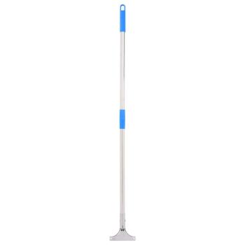 Wasserschieber mit Stiel 55x119,5 cm Stahl und Gummi