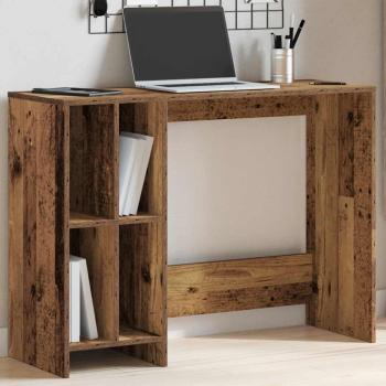 ARDEBO.de - Schreibtisch Altholz-Optik 102,5x35x75 cm Holzwerkstoff