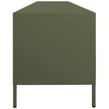 TV-Schrank Olivgrün 202x39x43,5 cm Kaltgewalzter Stahl